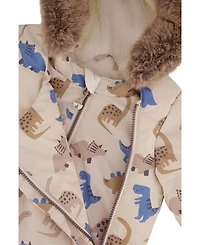 Deux par Toddler Boy Two Piece (2-3) Snowsuit Dinosaur Print