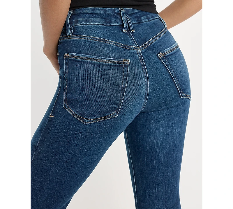 Good American Women's Soft Tech Classic Bootcut Jeans