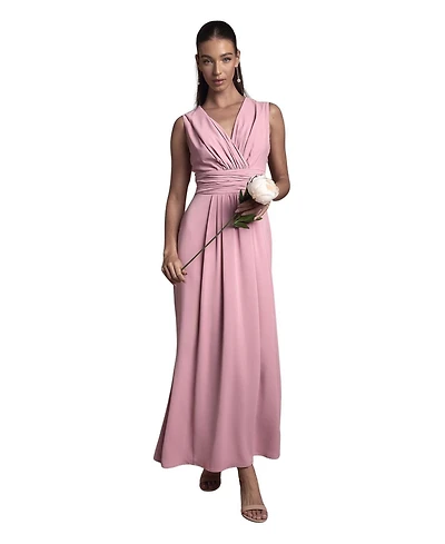 Coast Women's V-Neck Wrap Maxi Dress