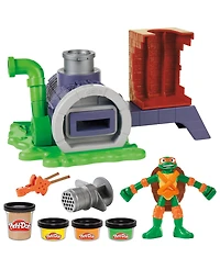Play-Doh Teenage Mutant Ninja Turtles Slice and Blast Pizza Playset, Ages 4+
