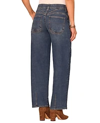 Democracy Petite High-Rise Barrel Leg Jeans