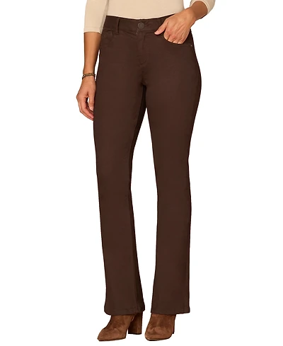 Democracy Petite Mid-Rise Cuffed Ankle Skimmer Jeans