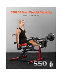 Vevor Leg Extension Curl Machine Seated Leg Rotary Extension Bench for Thigh 550lbs