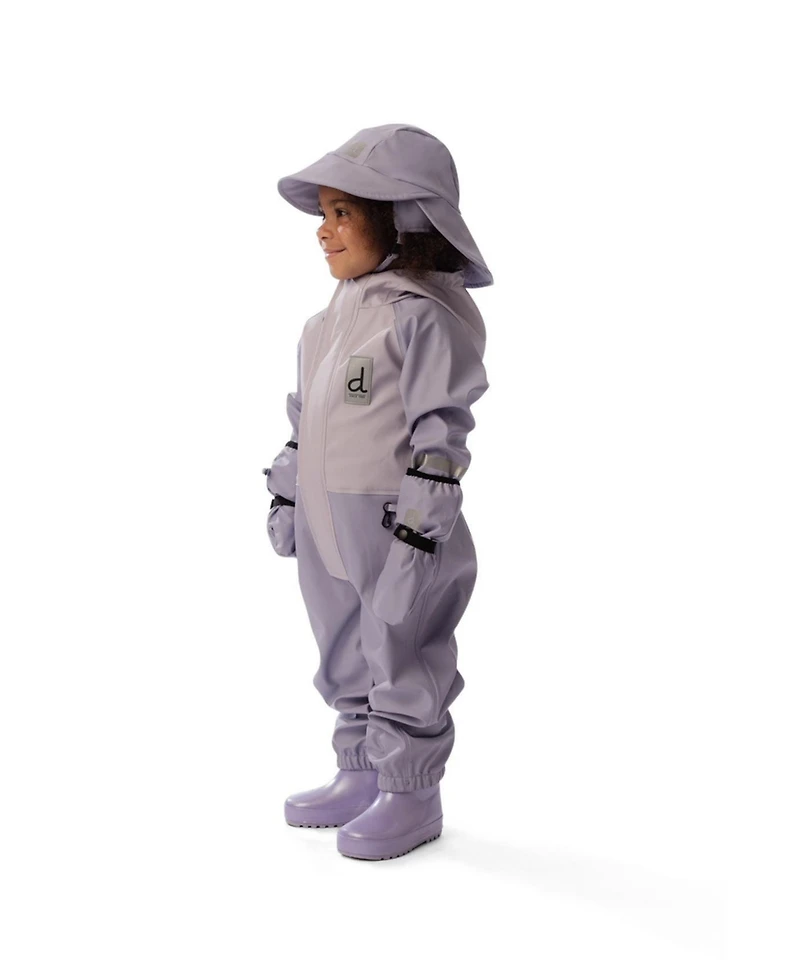 Deux par Baby Girls 12M to 24M Rain One Piece Mauve