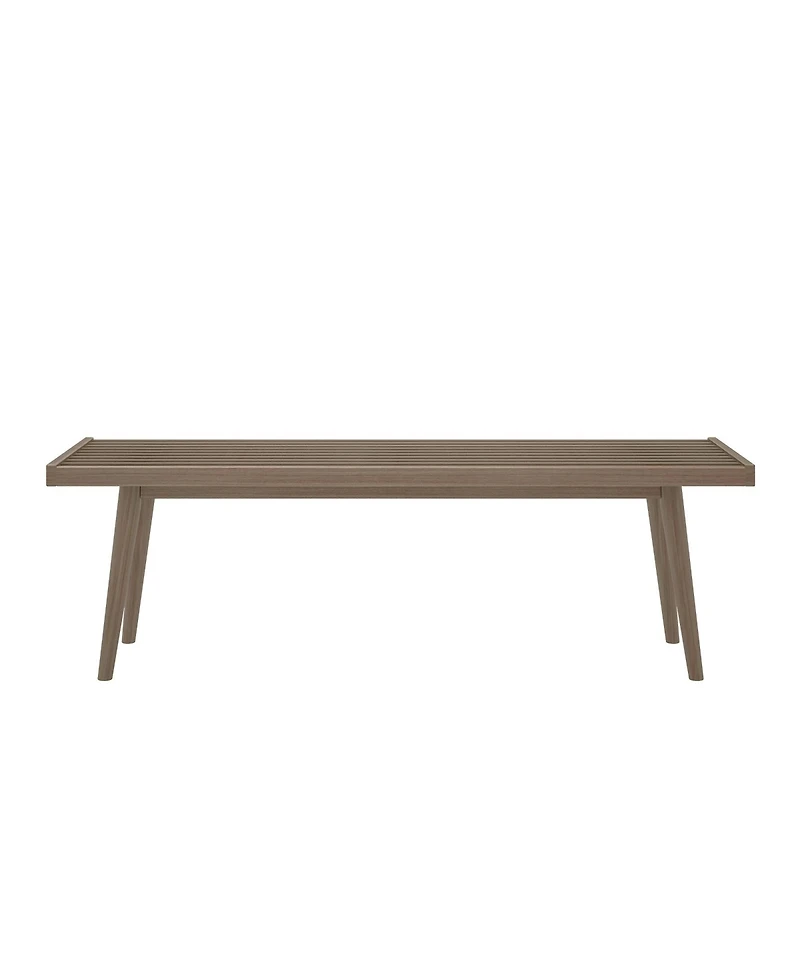 Sunset Living Furniture Mid-Century Modern Full-Size Bench