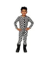 Deux par Baby Boy ( 6M to 24M )One Piece Thermal Underwear Checkered Print