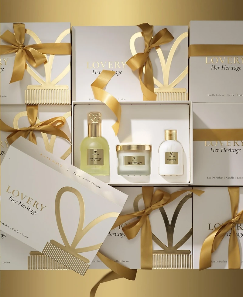 Lovery 4-Pc. Limited Edition Her Heritage Luxury Body Care Eau de Parfum Fragrance Gift Set