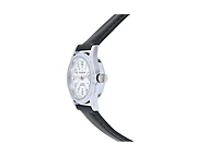 Peugeot Women s Silver Dial Nurses Sport Calendar Wristwatch Easy Reader with Black Band