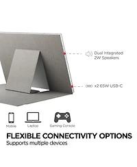 ViewSonic VG1656-2K 16" 16:10 Wqxga Portable Usb-c Ips Led Monitor