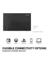 ViewSonic VA1653 15.6" Ips Full Hd Portable Usb-c Monitor