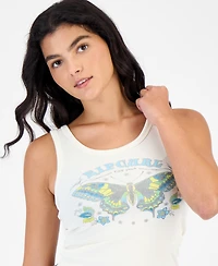 Rip Curl Women's Scoop Neck Ribbed Moon Tank