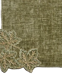 Lenox Lurex Leaves Velvet Rectangular Placemat, 13" x 19"