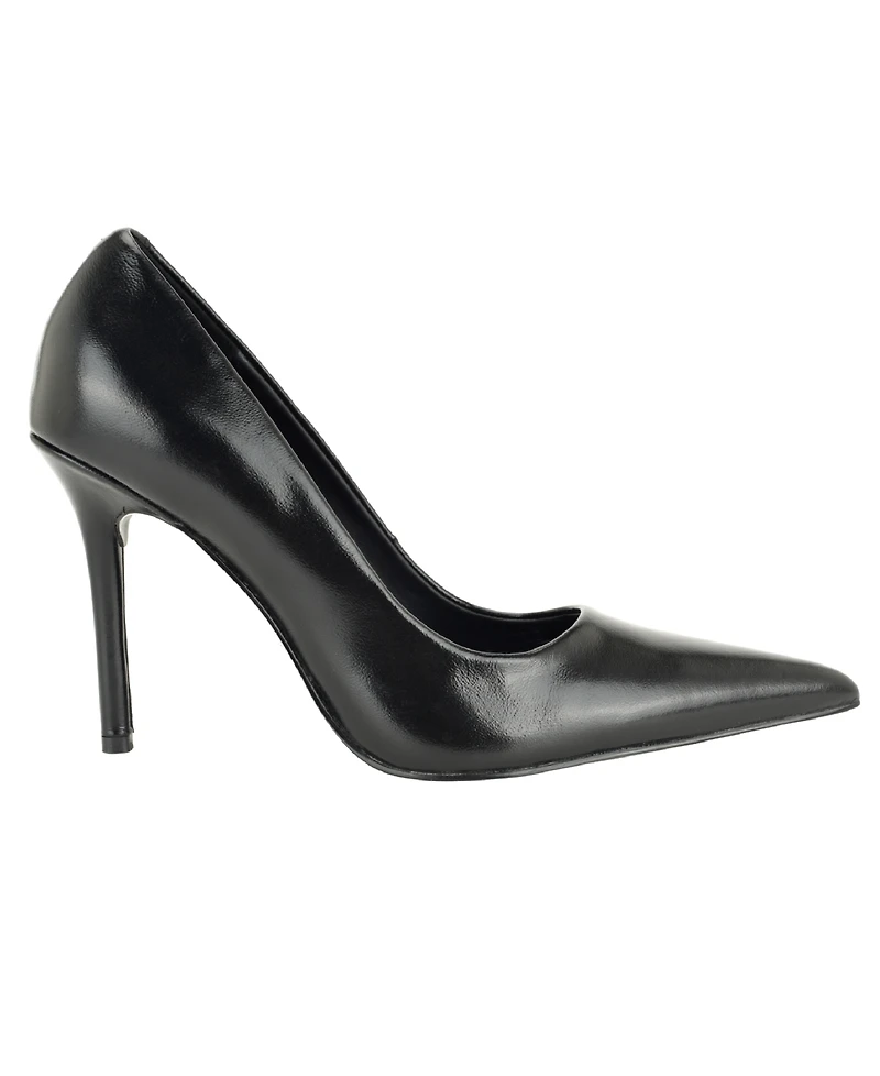Guess Women's Naprini Leather Pointed Toe High Stiletto Pumps