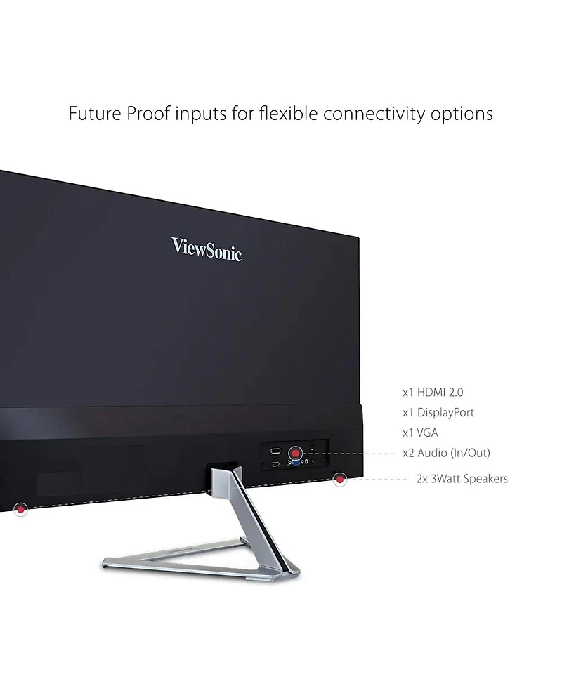 ViewSonic VX2276-smhd 22" 16:9 Full Hd Ips Led Monitor