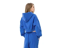 Aelfric Eden Women's Cloud Essential Fleece Cropped Pullover Hoodie Set