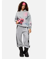 Aelfric Eden Women's Graffiti Heart Baggy Sweatpants