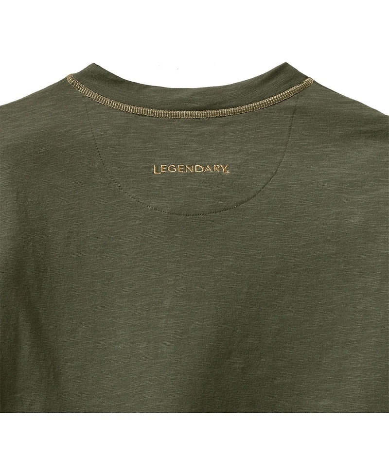 Legendary Whitetails Mens Maverick Slub Henley Long Sleeve Shirt
