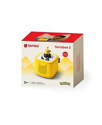 Tonies Toniebox 2 Pikachu Screen-Free Interactive 2-Piece Starter Set, Ages 1+