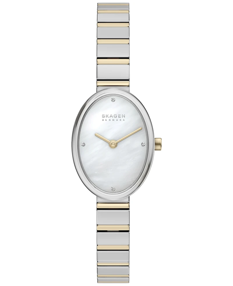 Skagen Women's Anita Oval Quartz Two-Hand Stainless Steel Watch 20mm