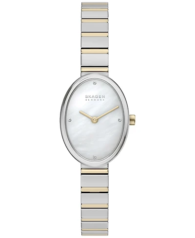 Skagen Women's Anita Oval Quartz Two-Hand Stainless Steel Watch 20mm