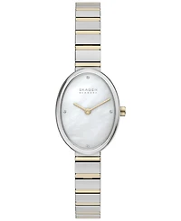 Skagen Women's Anita Oval Quartz Two-Hand Stainless Steel Watch 20mm
