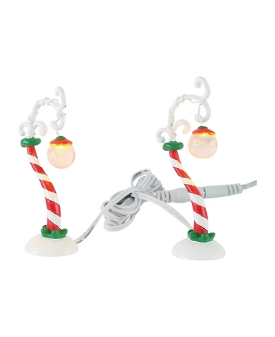 Department 56 Villages Grinch Streetlights, set of 2