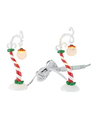 Department 56 Villages Grinch Streetlights, set of 2