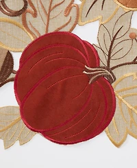 Elrene Pumpkin Picking Rectangular Placemat, 13" x 19"