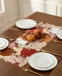 Elrene Pumpkin Picking Allover Centerpiece, 13" x 36"