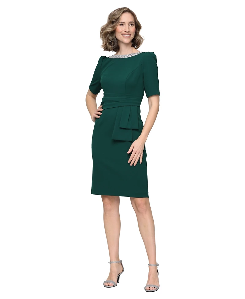 Alex Evenings Women's Embellished Sheath Dress