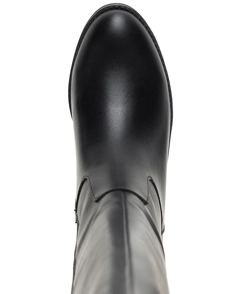 Style & Co Women's Valoraa Round Toe Full-Zip Riding Boots