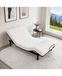 homfan Foldable Metal Platform Bed Frame