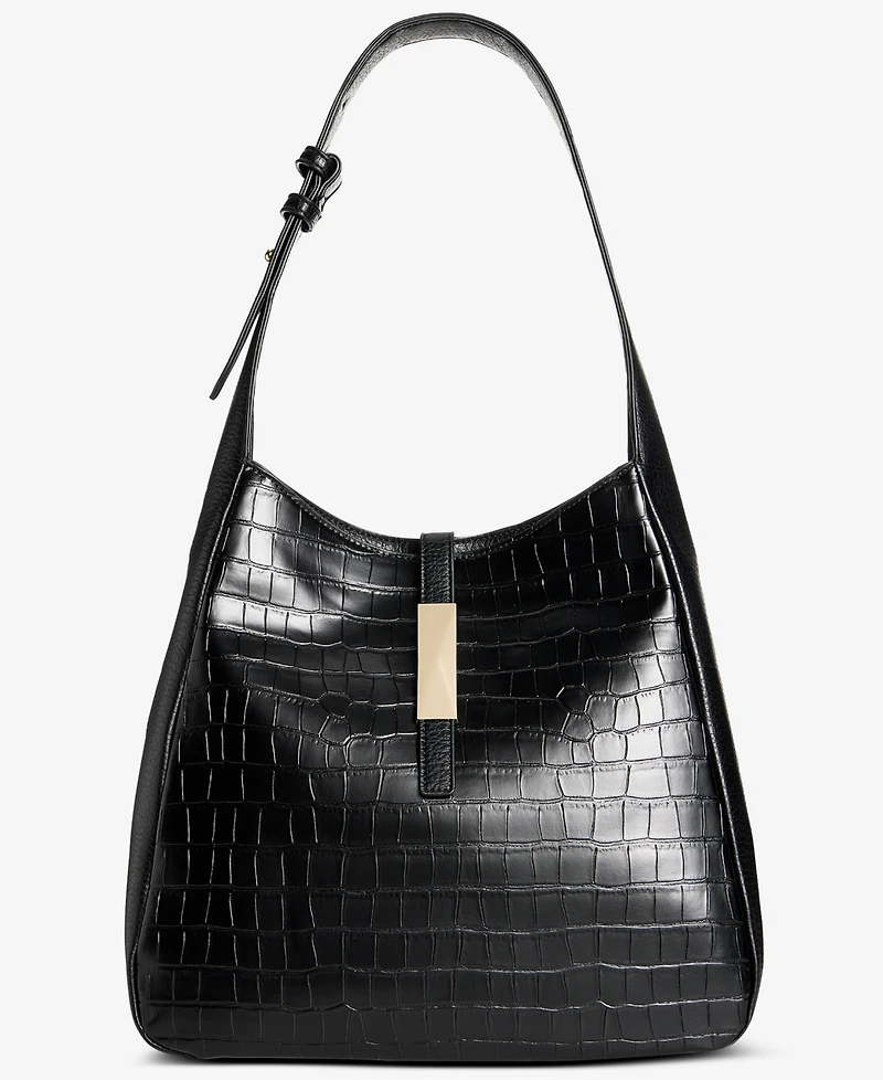I.n.c. International Concepts Salee Croco-Embossed Shoulder Bag, Macy's Exclusive