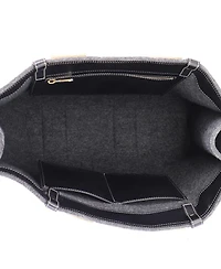 Pre-Owned Chloe Large Woody Tote Recycled Felt with Leather and Canvas