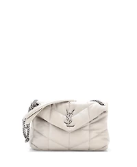 Pre-Owned Saint Laurent Small Loulou Puffer Shoulder Bag Quilted Leather