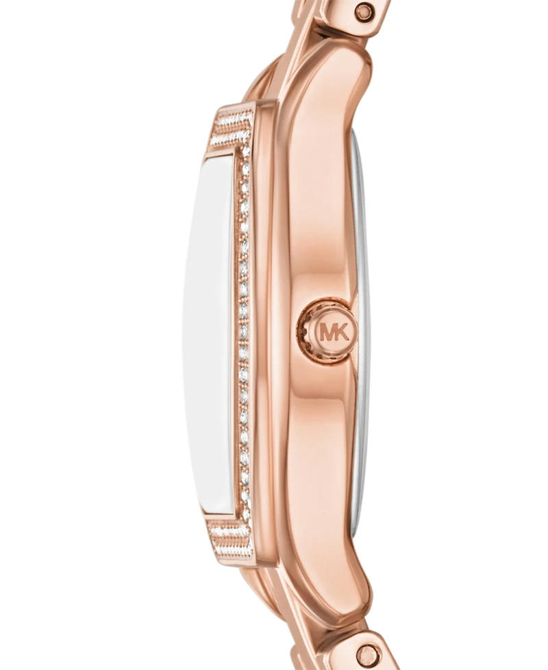 Michael Michael Kors Women's Chelsea Three-Hand Rose Gold-Tone Stainless Steel Watch 25mm