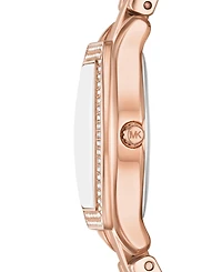 Michael Michael Kors Women's Chelsea Three-Hand Rose Gold-Tone Stainless Steel Watch 25mm