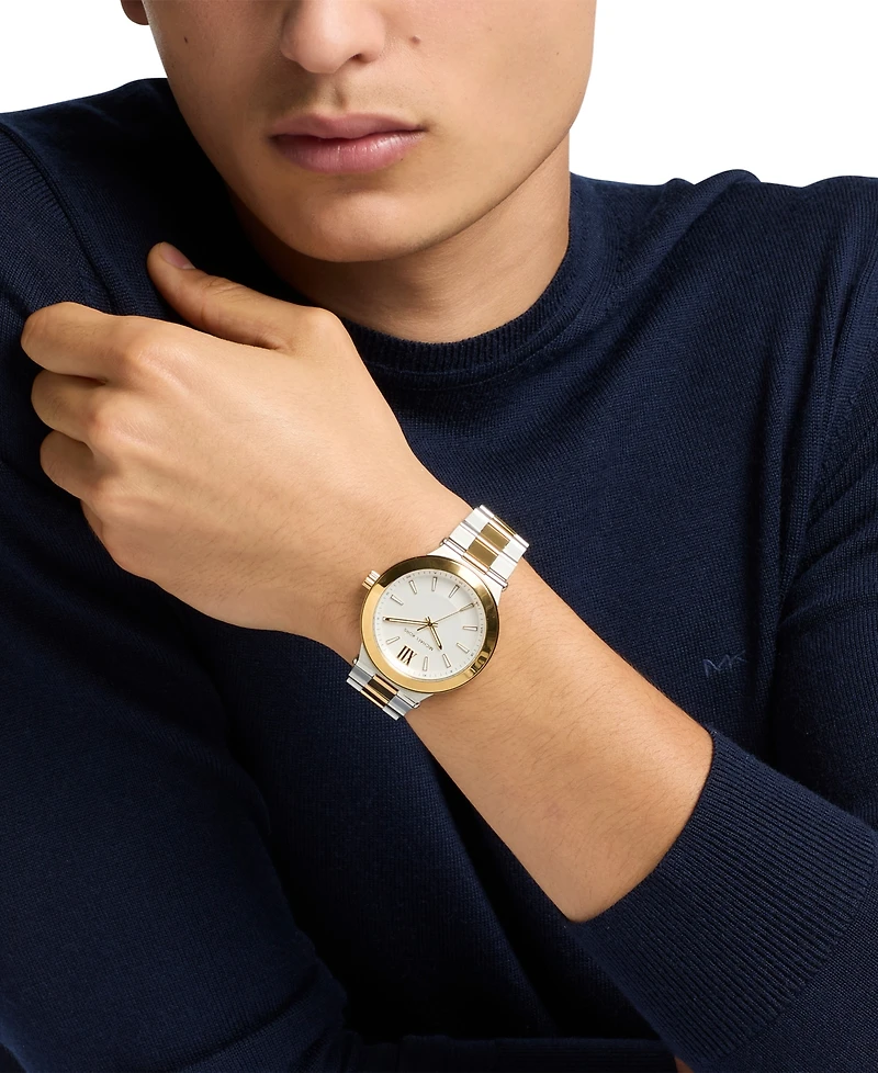 Michael Michael Kors Men's Billie Three-Hand Two-Tone Stainless Steel Watch 44mm