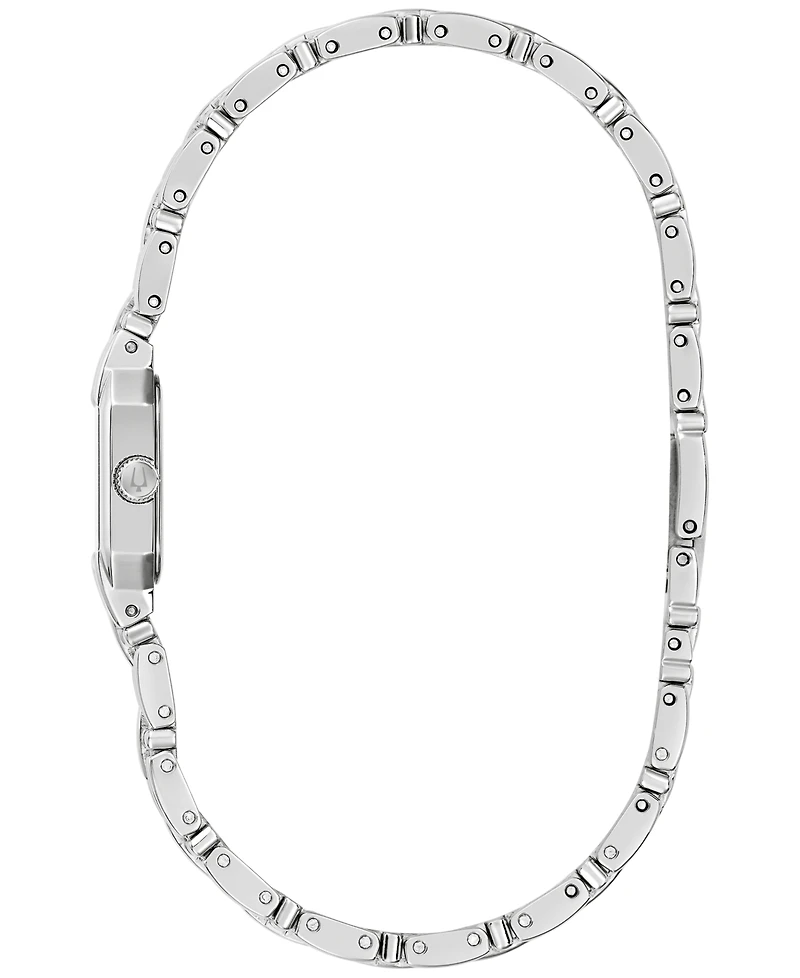 Bulova Women's Goddess of Time Sophia Silver-Tone Stainless Steel Bracelet Watch 16mm