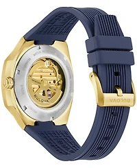 Bulova Men's Automatic Marc Anthony Hnbr Rubber Watch 40.5mm