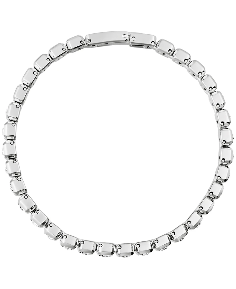 Bulova Women's Box Set Crystal Silver-Tone Stainless Steel Bracelet Watch 15mm