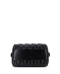 Pre-Owned Gucci Medium Ophidia Convertible Boston Top Handle Bag Gg Matelasse Leather