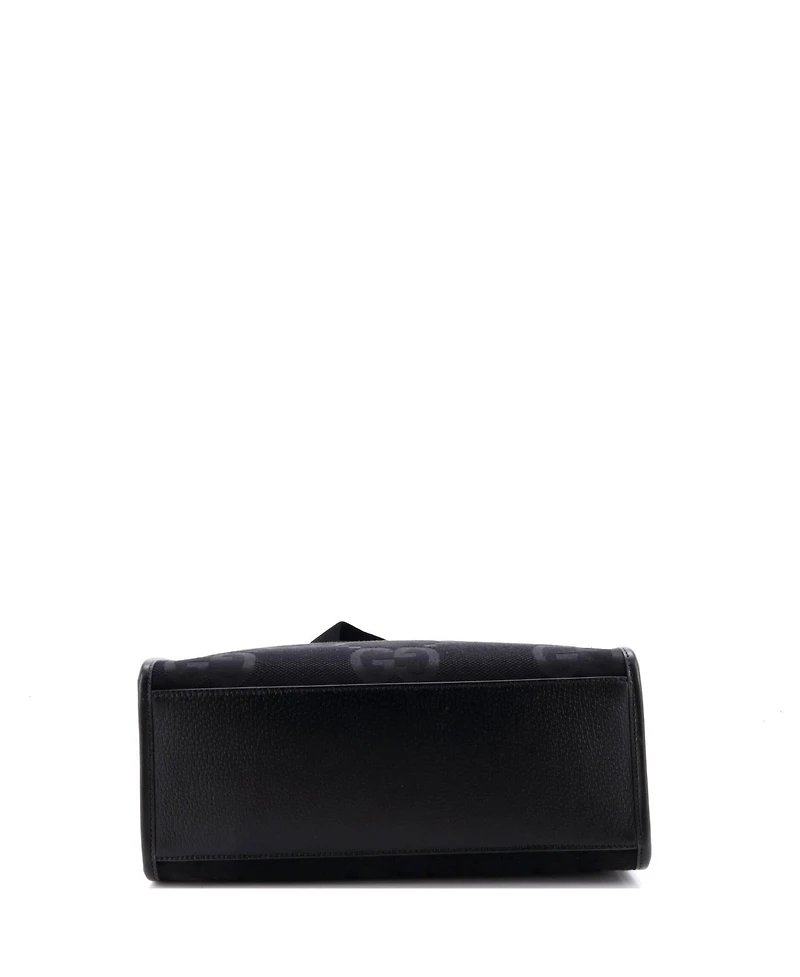 Pre-Owned Gucci Small Convertible Tote Jumbo Gg Canvas