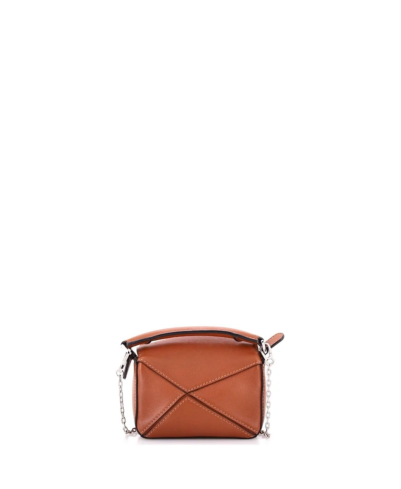 Pre-Owned Loewe Nano Puzzle Bag Leather