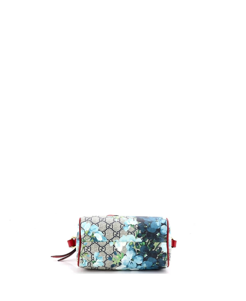 Pre-Owned Gucci Nano Convertible Boston Bag Blooms Print Gg Coated Canvas