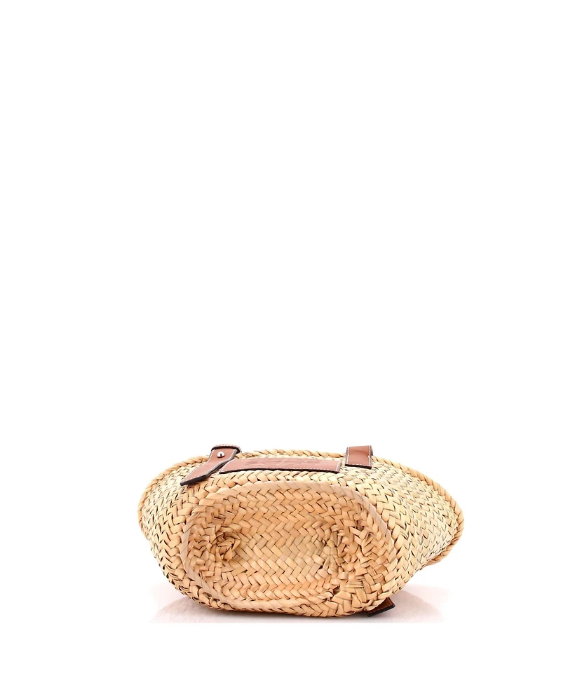 Pre-Owned Loewe Small Basket Tote Raffia