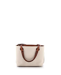 Pre-Owned Loewe Mini Anagram Square Basket Tote Canvas