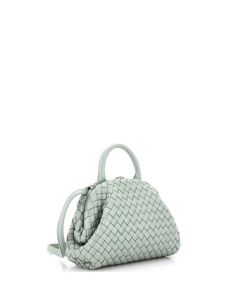 Pre-Owned Bottega Veneta Mini Padded Handle Tote Intrecciato Nappa