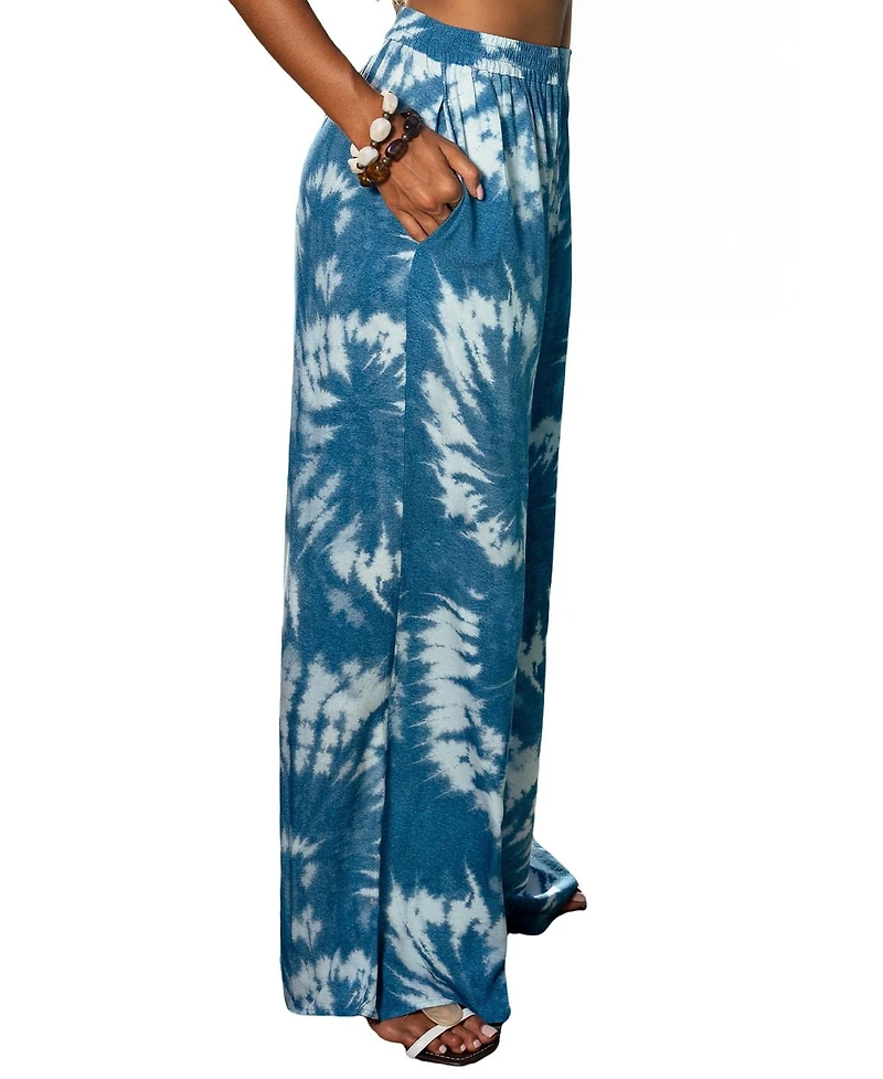 Cupshe Women's Gentle Tie Dye Flow Resort Trousers