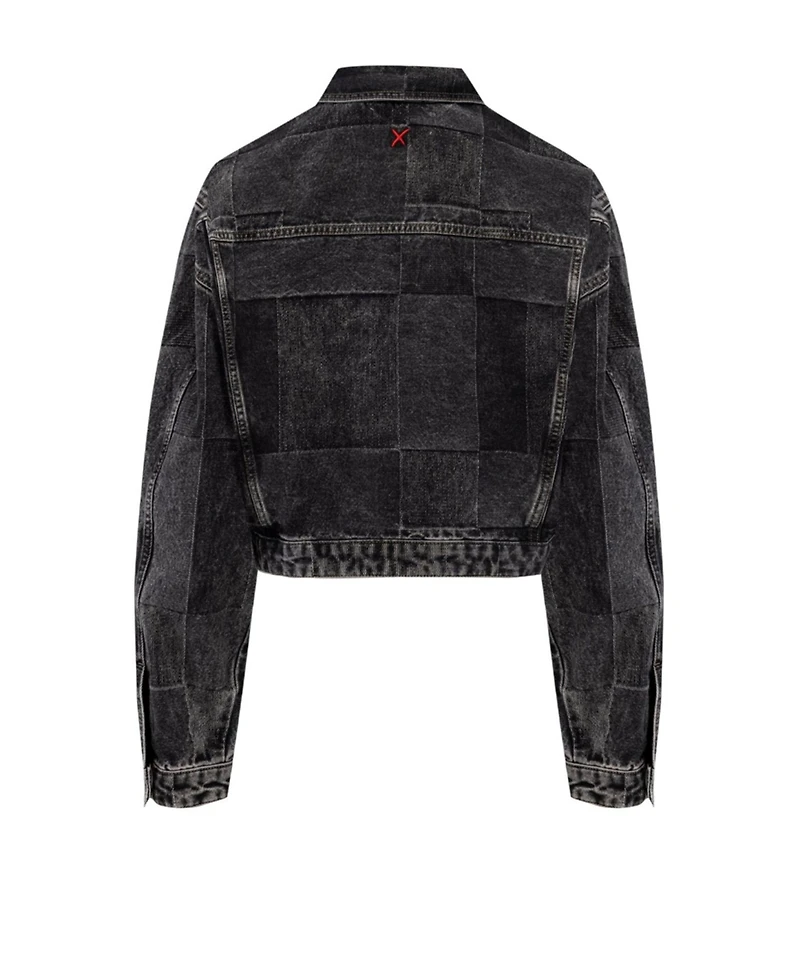 Pcfg Women's Your Itch Colorblocked Denim Jacket